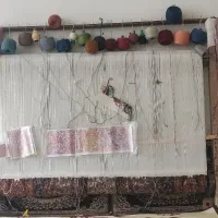فرش مسجد گنبدنیمه کاره
