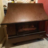 بخاری گازی طرح شومینه بسیار سالم