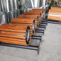 سطل زباله چوبی فلزی پارکی،باغی،رستورانی/ترموود اصل|عمدهفروشی|تهران, ظفر|دیوار