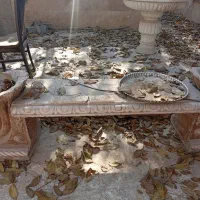 نیمکت سنگی چهار عدد