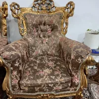 مبل سلطنتی ۷نفره با ۲تا میزبان|مبلمان خانگی و میز عسلی|آستانه اشرفیه, |دیوار