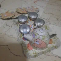 اسباب بازی ست قوری فنجان فلزی