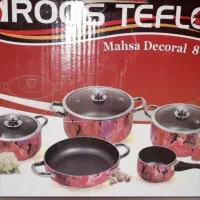 سرویس تفلون ۸ پارچه عروس تفلون اکبند