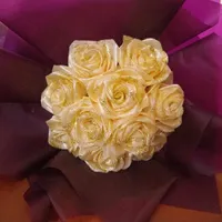 دسته گل روبانی