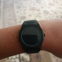 ساعت تمام مشکی زیبا