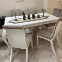 میز نهارخوری  ۶نفزه با صندلیبا کیفیت