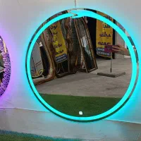 آینه رینگلایت طرحدار بکلایت لمسی|آینه|ارومیه, |دیوار