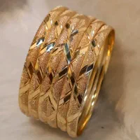 فروش النگو طرح طلاروس و ست مروارید براق