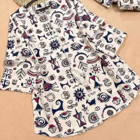 شومیز مانتویی لنین نچرال بدون آبرفت