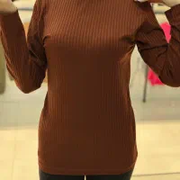 بلوز آستین دار یقه ۵ سانت