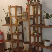 استند گل چوبی|گل و گیاه طبیعی|قرچک, زیبا شهر|دیوار