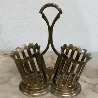 ظرف کارد و چنگال برنزی|صنایع دستی و سایر لوازم تزئینی|بندر انزلی, کوی واحدی|دیوار