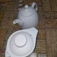 دو عدد قوری چینی هتلی مناسب چای دمنوش قهوه|قوری، کتری، قهوهساز دستی|ساری, |دیوار