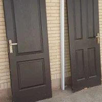 فروش درب حموم و دستشویی چوبی دست دوم