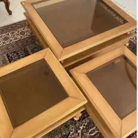 میز جلو مبلی و دوعدد میز عسلی