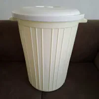 سطل پلاستیکی۶۰ لیتری درب ساده