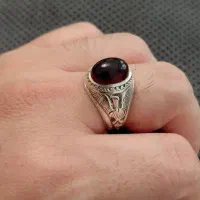 رشت ، انگشتر نقره قدیمی یادگاری عقیق