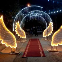 گل آرایی.ماشین عروس.دسته گل.استیج رقص