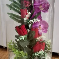 باکس گل شیشه ای