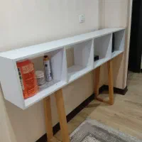 شلف طبق دکوری ویترینی mdf سفید