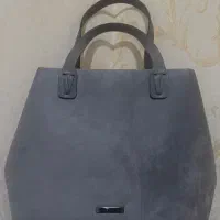 کیف ترند جنس جیر کاملا نو رنگ طوسی