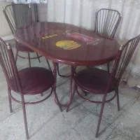 میز ناهار خوری ،تک پز،گاز طرح فر در حد نو