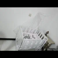 تخت نوزاد کنار تخت مادر|تخت و سرویس خواب|شیراز, لشکری‎|دیوار
