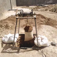 چاه کن مقنی فاضلاب فوری