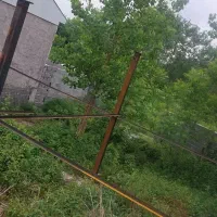 خانه ویلااسکلت آهنی نیمه کاره
