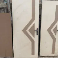 پنج تیکه درب چوبی