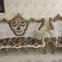 مبلمان ۹نفره همراه بامیزحلومبلی ودوتاعسلی|مبلمان خانگی و میز عسلی|تهران, آبشار|دیوار