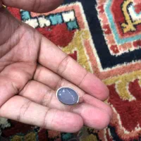 انگشتر نقره عقیق سوسنی