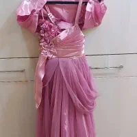 لباس عروس دخترانه توری|کفش و لباس بچه|گرگان, |دیوار