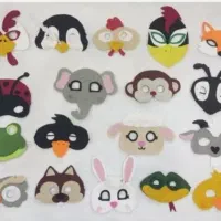 ماسک صورت نمدی طرح دلخواه شما قابل اجراست