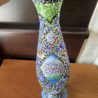 گلدان تزئینی مس کار دسته