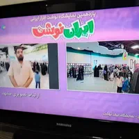 تلویزیون۳۲اینچ سامسونگ به همراه گیرنده و میز|تلویزیون و پروژکتور|تهران, سجاد|دیوار