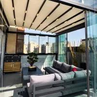 سقف متحرک و شیشه متحرک سایه سان