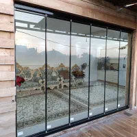 شیشه بالکنی تاشو و شیشه اسلاید
