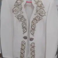 مانتو پاییزه بنفش بلند کت مجلسی سفید سایز|لباس|پیشوا, |دیوار