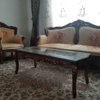 مبلمان ۷نفره ونهارخوری ۸نفره|مبلمان خانگی و میز عسلی|تهران, زیبادشت|دیوار