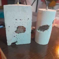 ۲۰ عدد لوستر طرح بتن چندین شکل مختلف