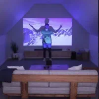 ویدیو پروژکتور شارژی قابل حمل کیفیت قیمت همکار|تلویزیون و پروژکتور|شیراز, زرهی|دیوار