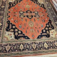 فرش جفت پرویزیان رنگرزی گیاهی