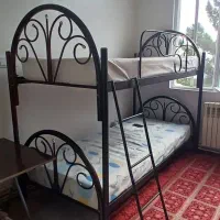تخت دو طبقه فرفورژه|تخت و سرویس خواب|تهران, ازگل|دیوار