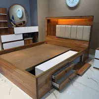 تخت خواب دونفره بیستا طرح جدید|تخت و سرویس خواب|همدان, |دیوار