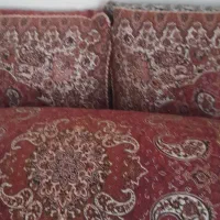 ی جفت پشتی وجفت بالش سنتی|رختخواب، بالش، پتو|کرمان, |دیوار