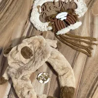 کلاه پمپی گوشگیر پاندا کرومی صورتی کلاه گوش دار|کفش و لباس بچه|تهران, دکتر هوشیار|دیوار