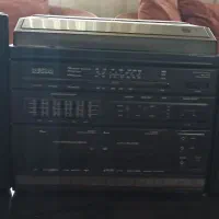 دستگاه سه کاره رادیو پخش دوکاسته وگرامافون