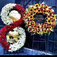 تاج گل مناسب کرایه 500افتتاحیه ترحیم پایه گل گل رز