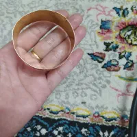 تک پوش طلا سایز یک و زنجیر مدل طنابی مستعمل|جواهرات|کاشمر, |دیوار